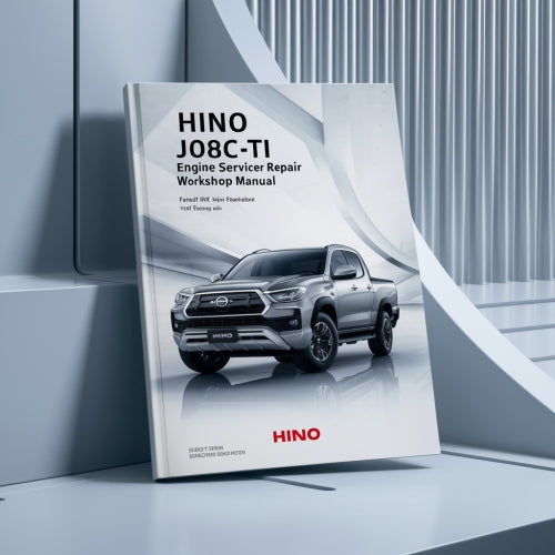 Hino J08C-TI Engine Service Repair Workshop Manual Download PDF