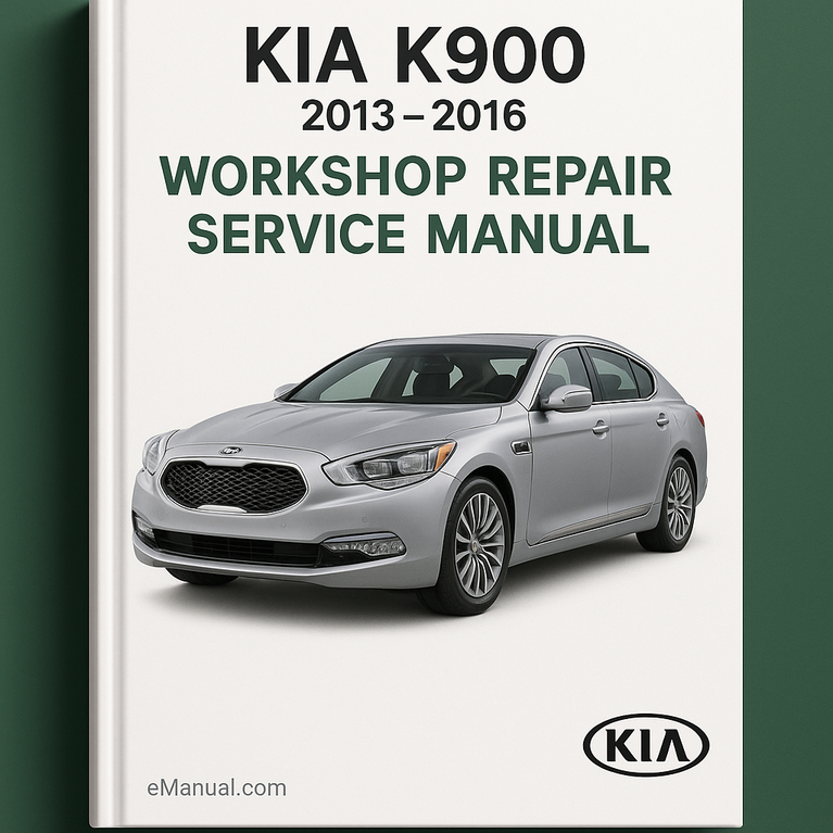 Kia K900 2013-2016 Workshop Repair Service Manual