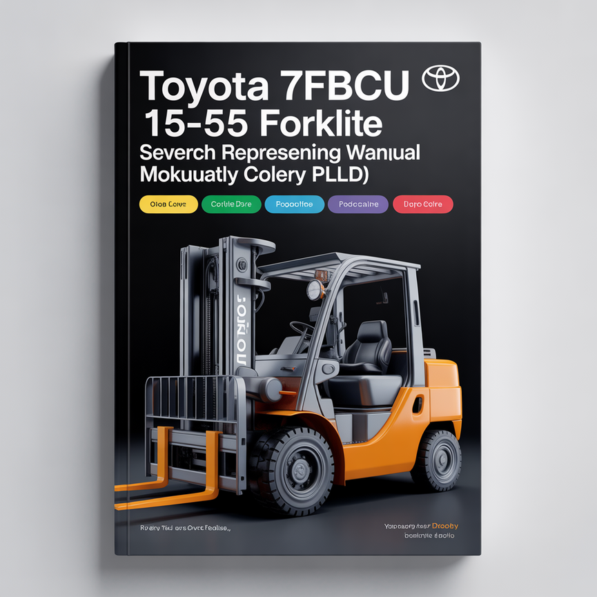 Toyota 7FBCU 15-55 Forklift Service Repair Workshop Manual Download PDF