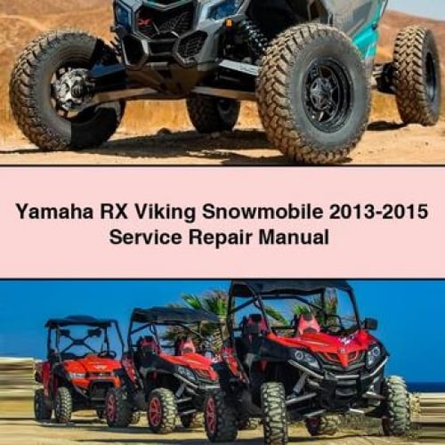 Yamaha RX Viking Snowmobile 2013-2015 Manual de reparación de servicio Descargar PDF