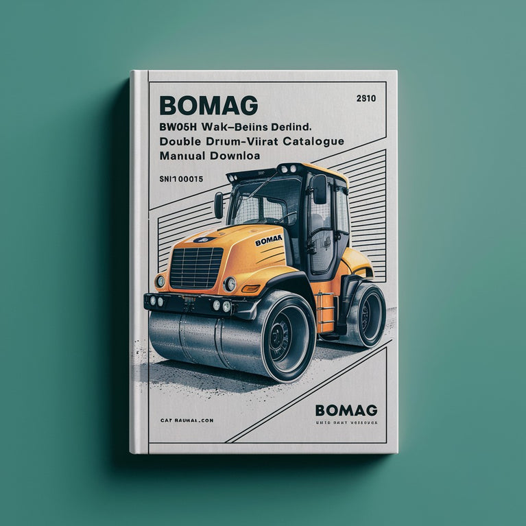 Bomag BW65H Walk-behind double drum vibrat roller Service Parts Catalogue Manual Instant Download SN101100741001-101100742196 PDF