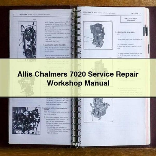 Allis Chalmers 7020 Service Repair Workshop Manual PDF Download