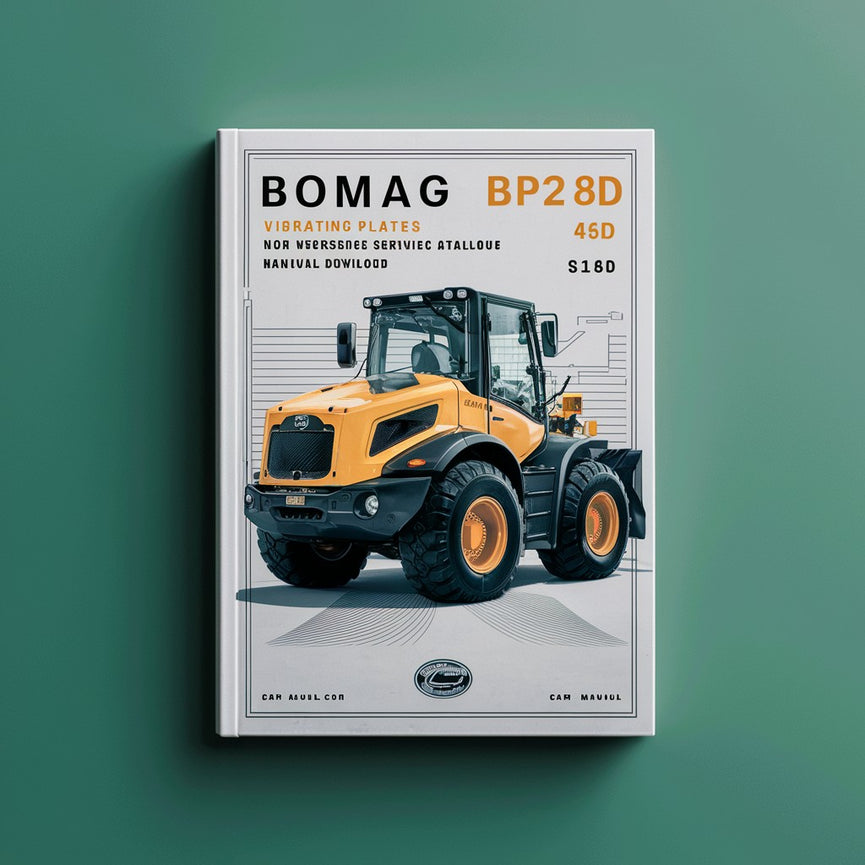 Bomag BP23/48D Vibrating plates non reversible Service Parts Catalogue Manual Instant Download SN101670000111-101670002000 PDF