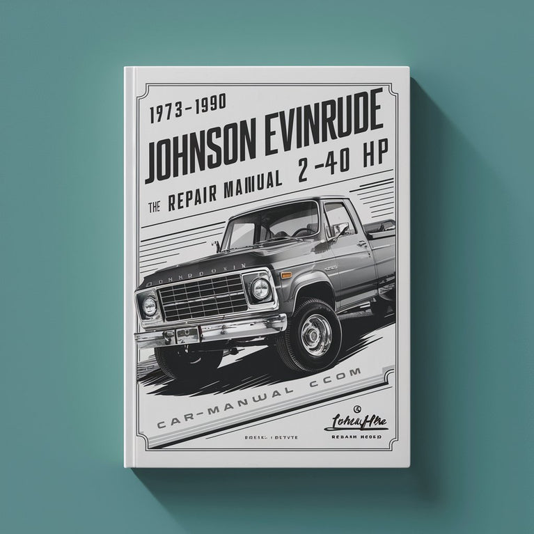 1973-1990 Johnson Evinrude 2-40 HP Repair Manual