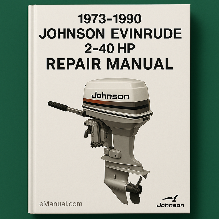 1973-1990 Johnson Evinrude 2-40 HP Repair Manual