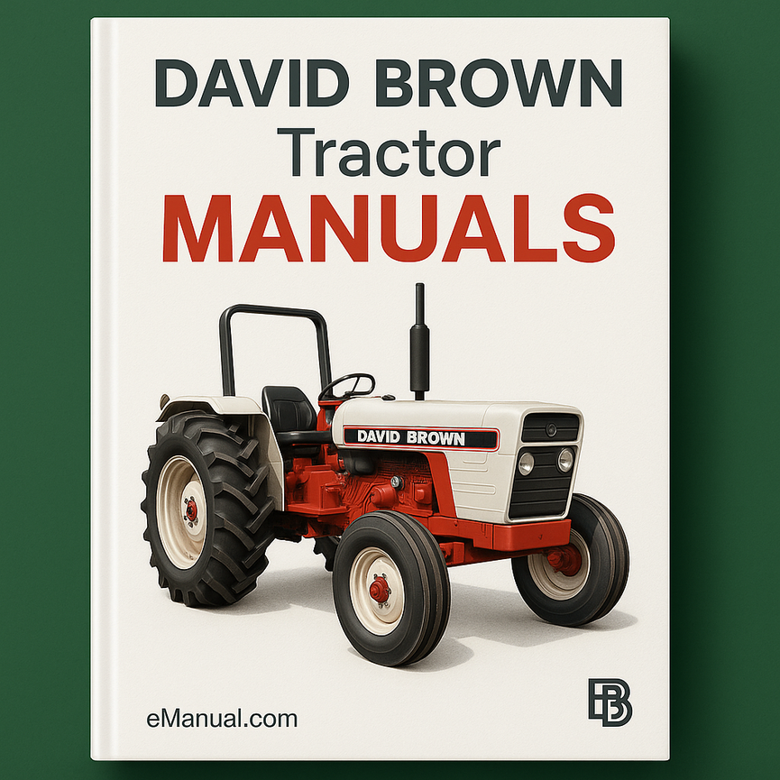 David Brown Tractor Manuals for Mechanics
