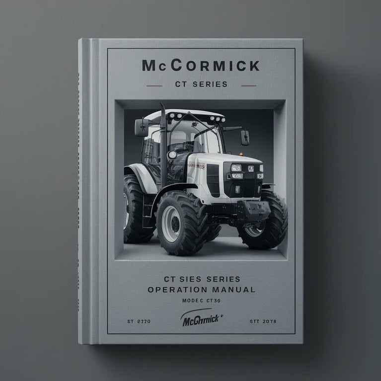 McCormick CT Series Operation Manual Models CT28 CT36 PDF Download