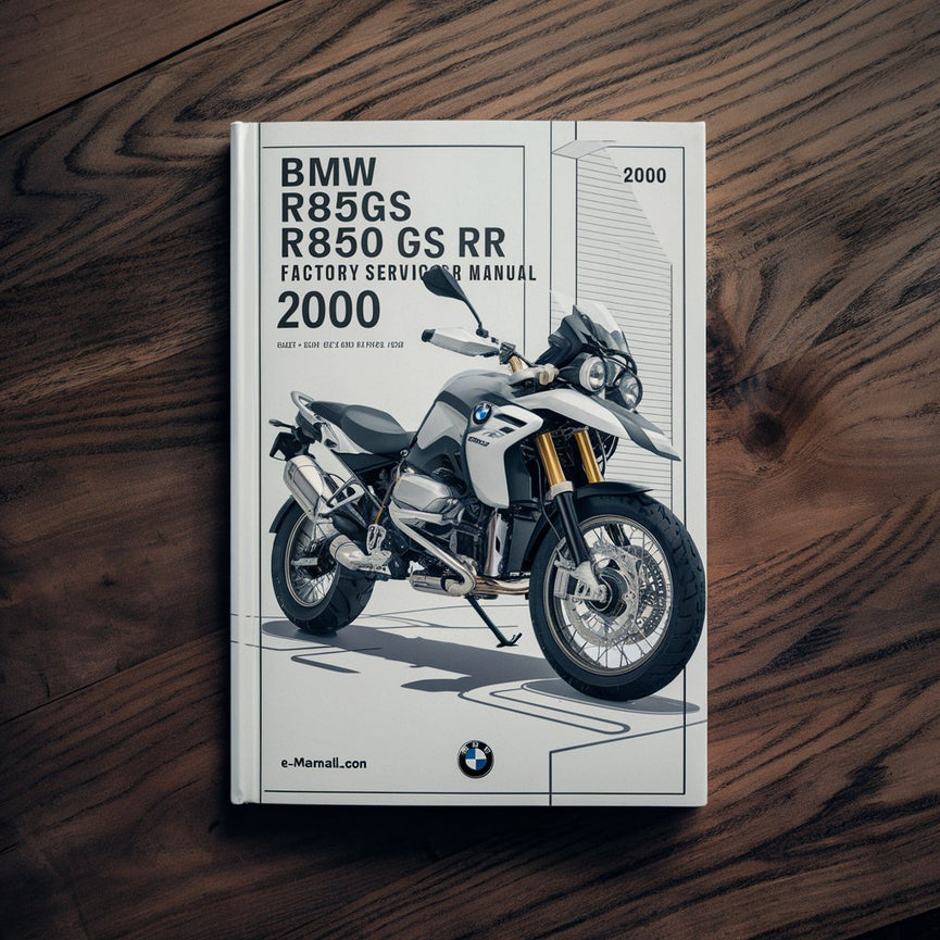 BMW R850GS R850R R 850 GS R 2000 Factory Service Manual