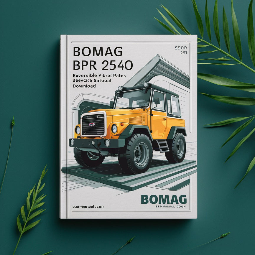 Bomag BPR25/40 Reversible VIBRATORY PLATES Service Parts Catalogue Manual Instant Download SN101730102351-101730102552 PDF