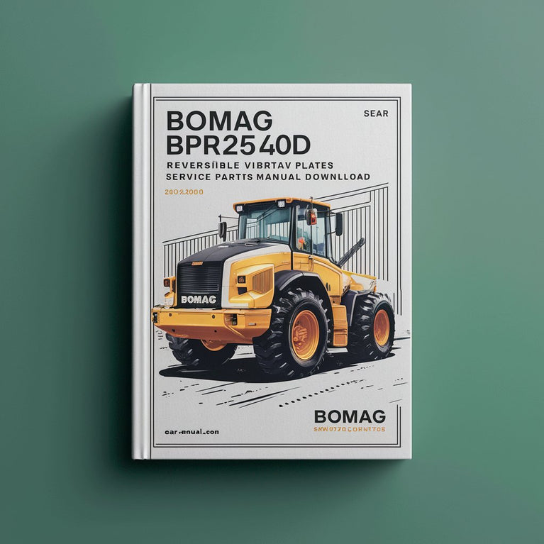 Bomag BPR25/40D Reversible VIBRATORY PLATES Service Parts Catalogue Manual Instant Download SN101730150101-101730151125 PDF