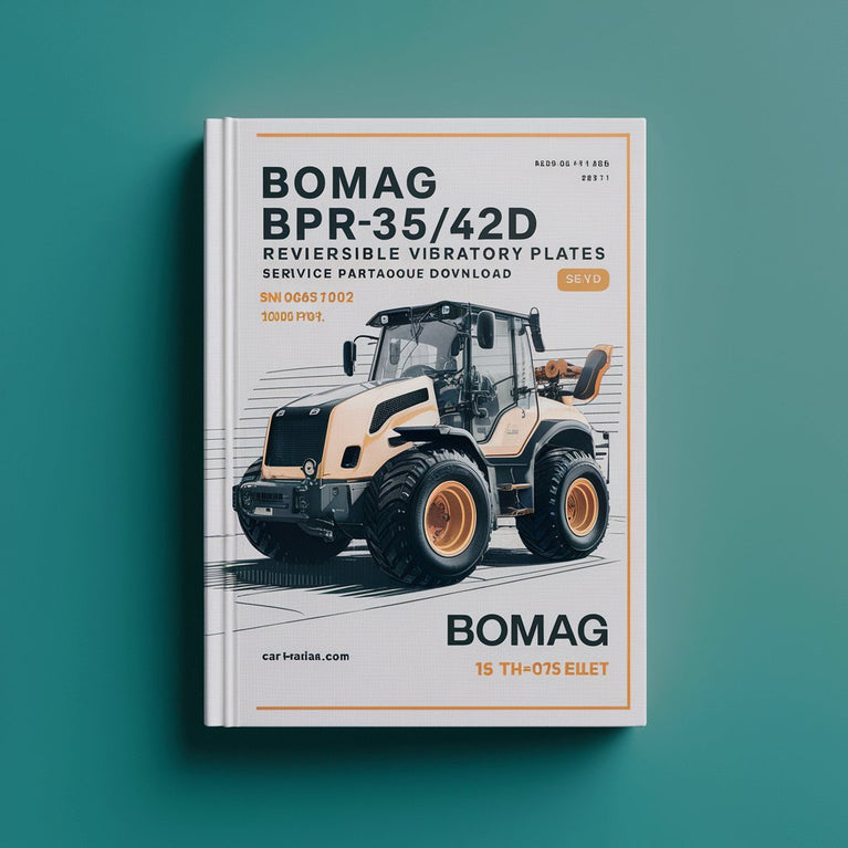 Bomag BPR35/42D Reversible VIBRATORY PLATES Service Parts Catalogue Manual Instant Download SN101690411002-101690411108 PDF