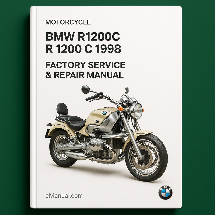BMW R1200C R 1200 C 1998 Factory Service Repair Manual