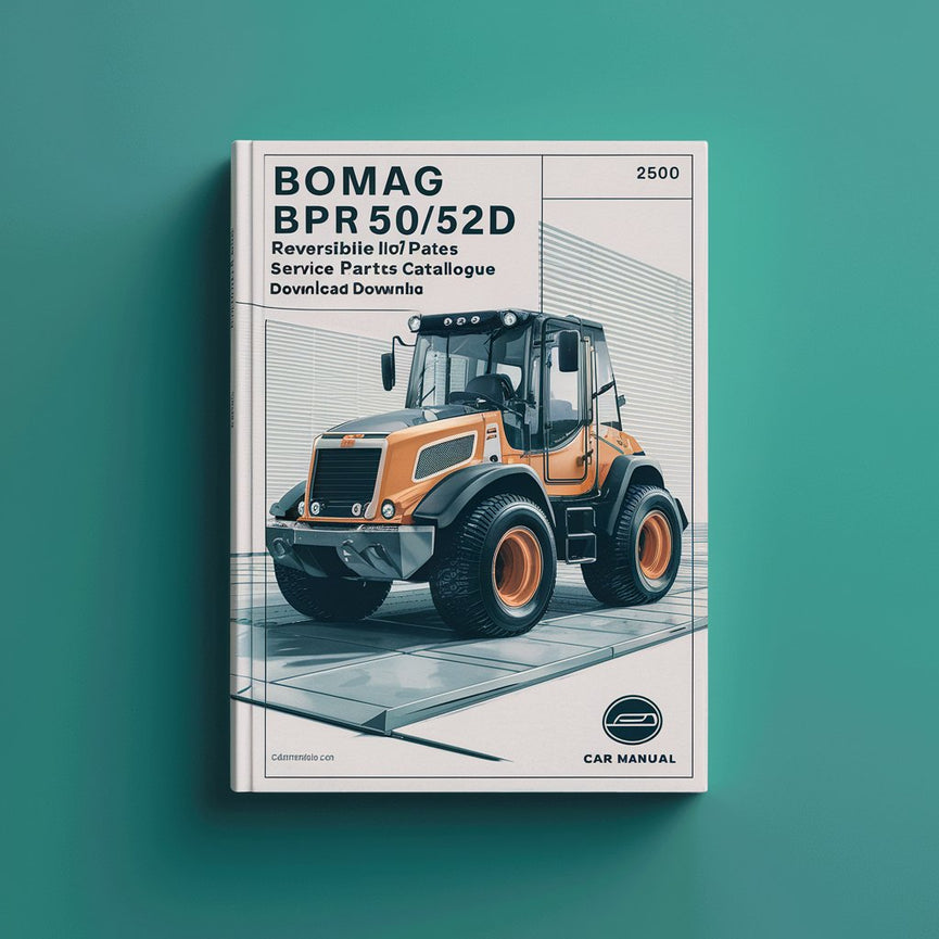 Bomag BPR50/52D Reversible VIBRATORY PLATES Service Parts Catalogue Manual Instant Download SN101690100101-101690103208 PDF