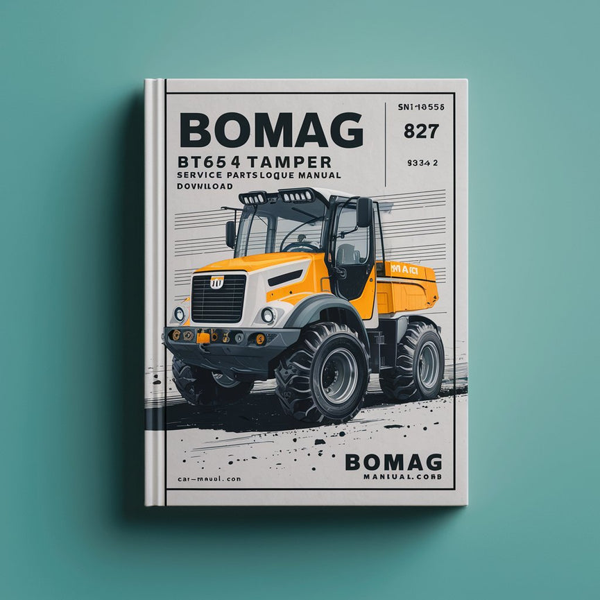 Bomag BT65/4 Tamper Service Parts Catalogue Manual Instant Download SN101540531858-101540534886 PDF