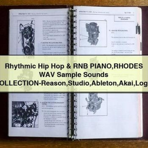 Rhythmic Hip Hop & RNB PIANO RHODES WAV Sample Sounds COLLECTION-Reason Studio Ableton Akai Logic