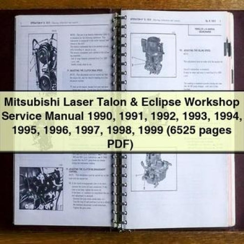 Mitsubishi Laser Talon & Eclipse Workshop Service Manual 1990 1991 1992 1993 1994 1995 1996 1997 1998 1999 (6525 pages PDF) Download