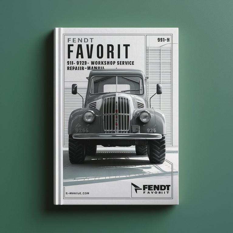 Fendt Favorit 916 920 924 926 Workshop Repair Service Manual PDF Download