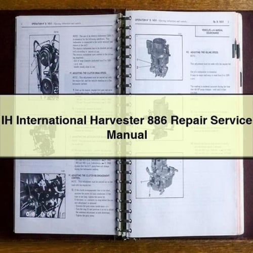 IH International Harvester 886 Service Repair Manual