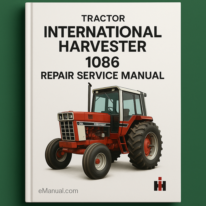 IH International Harvester 1086 Repair Service Manual