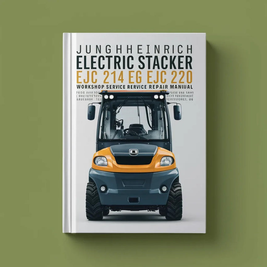 Apilador Eléctrico Jungheinrich EJC 212 EJC 214 EJC 216 EJC 220 (12.05-05.08) Manual de Servicio Taller Descargar PDF