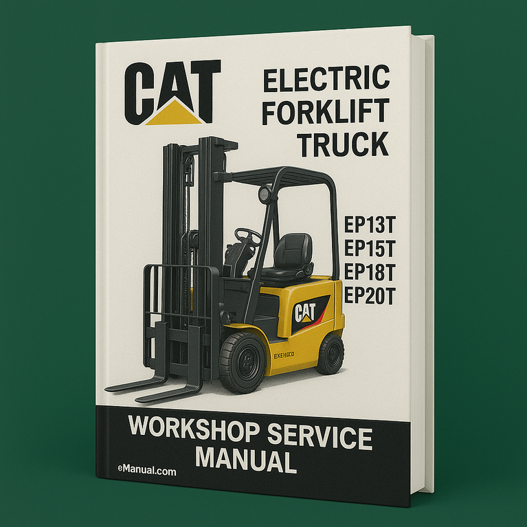 CAT Electric Forklift Microcommand Control System EP13T EP15T EP18T EP20T Workshop Service Manual