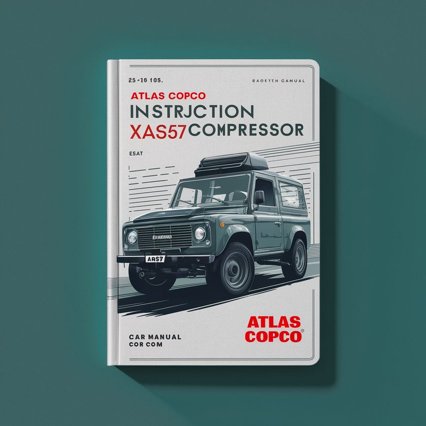Atlas Copco Instruction Manual XAS57 compressor PDF Download