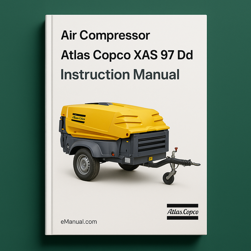 Atlas Copco XAS 97 Dd instruction Manual