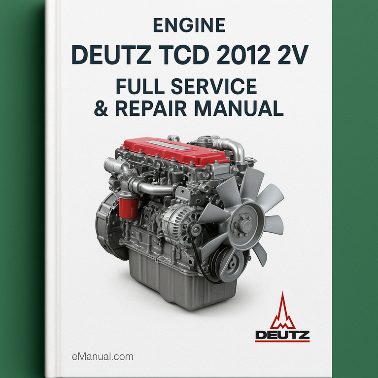 Deutz TCD 2012 2V Engine Full Service Repair Manual