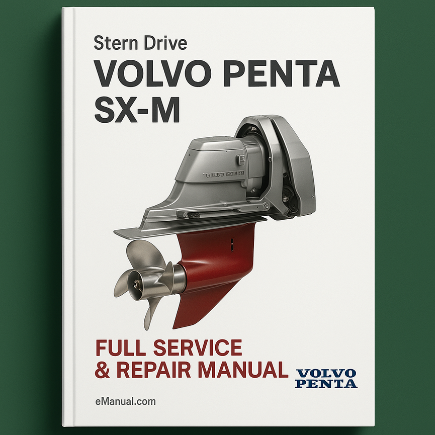 Volvo Penta Stern Drive SX-M Full Service Repair Manual