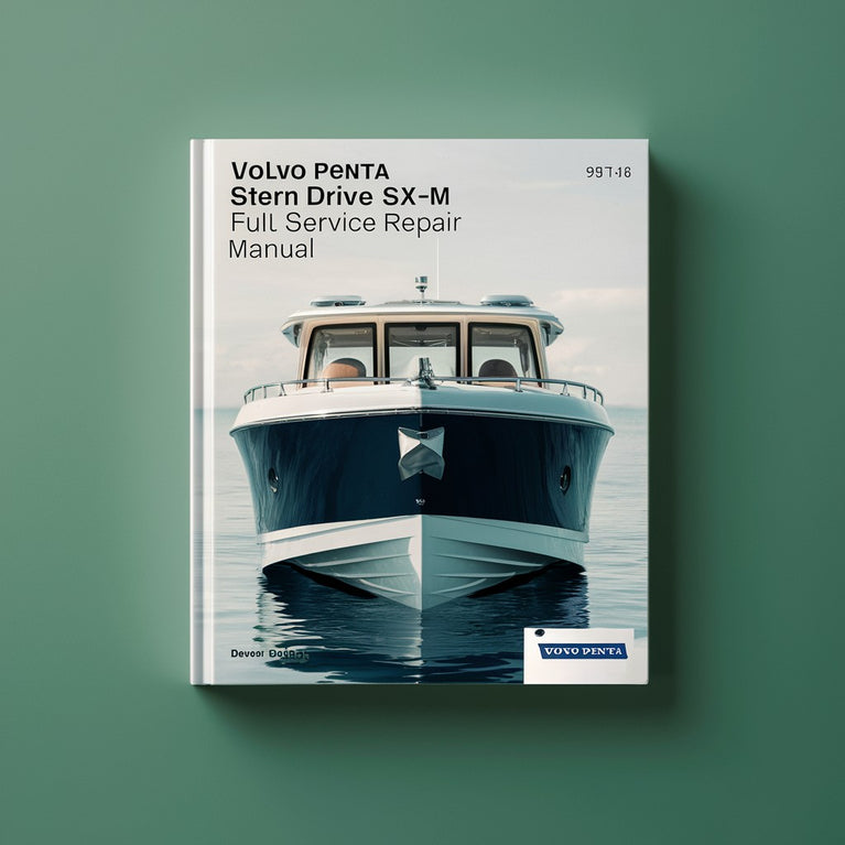 Volvo Penta Stern Drive SX-M Full Service Repair Manual