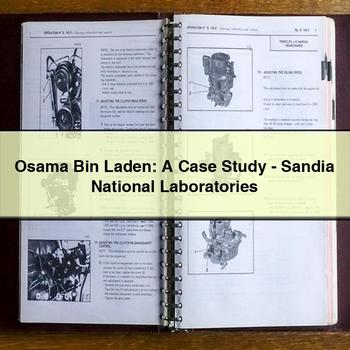 Osama Bin Laden: A Case Study - Sandia National Laboratories