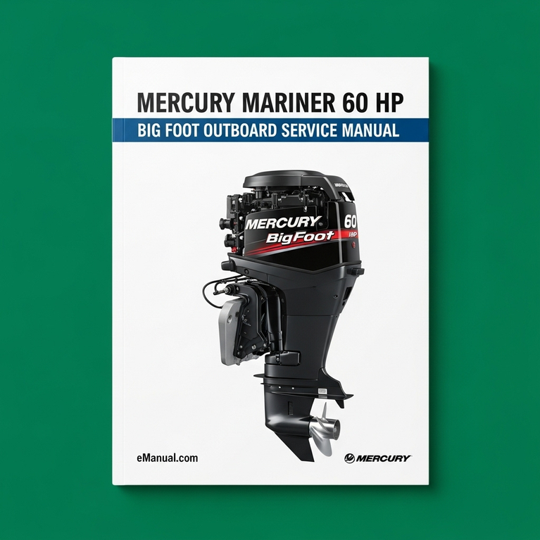 Mercury Mariner 60 HP Big Foot Outboard Service Manual