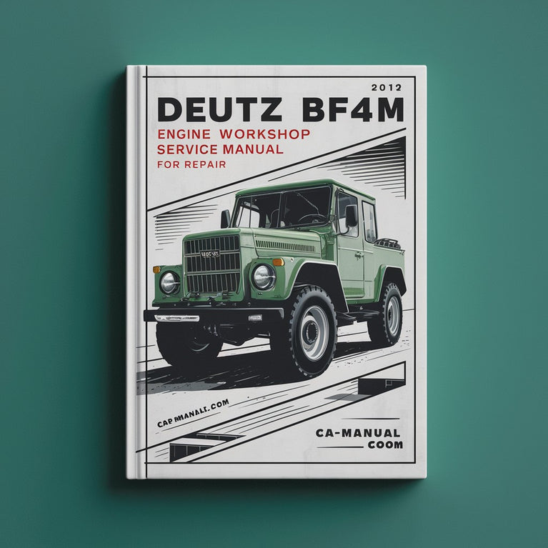 Deutz BF4M 2011 Engine Workshop Service Manual for Repair PDF Download