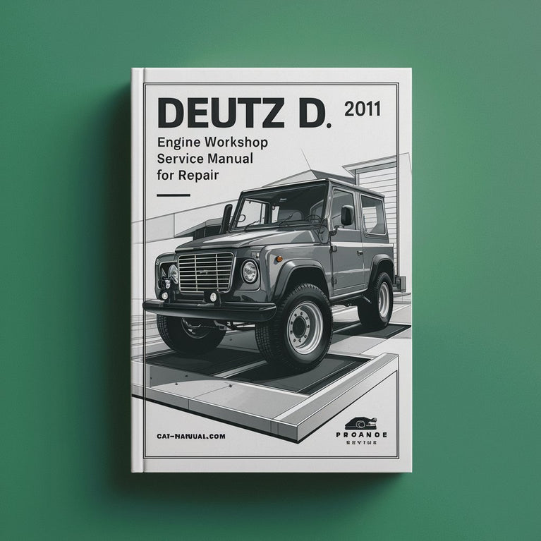 Deutz D 2011 Engine Workshop Service Manual for Repair PDF Download
