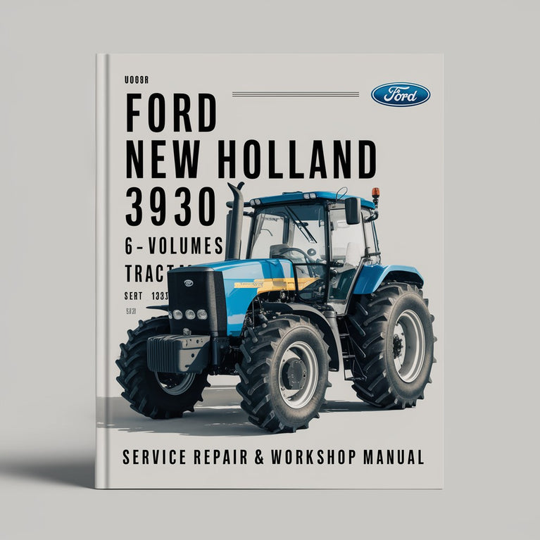 Ford New Holland 3930 Tractor -6- Volumes Service Repair & Workshop Manual-Improved-