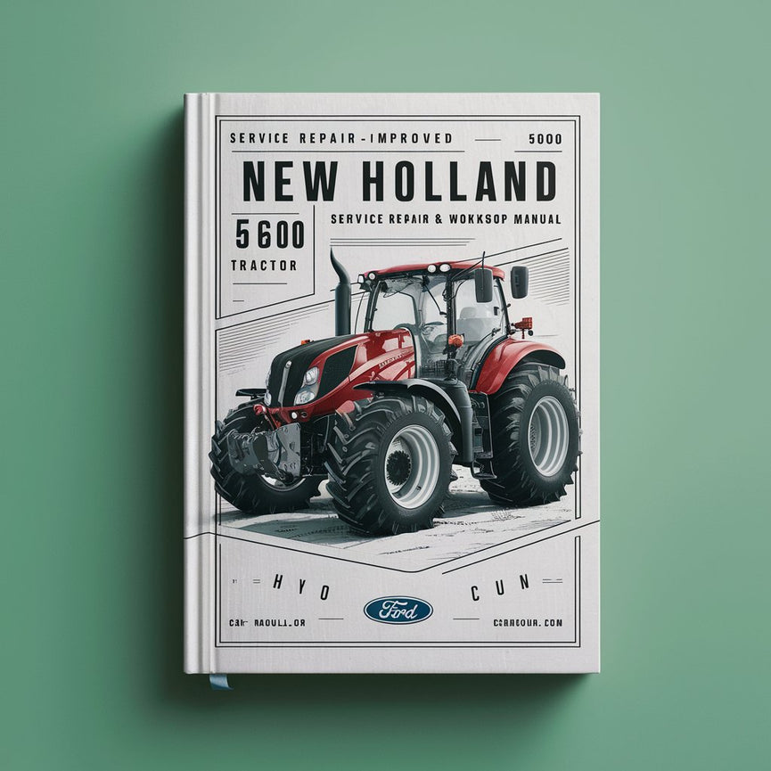 Ford New Holland 5600 Tractor -6- Volumes Service Repair & Workshop Manual-Improved-