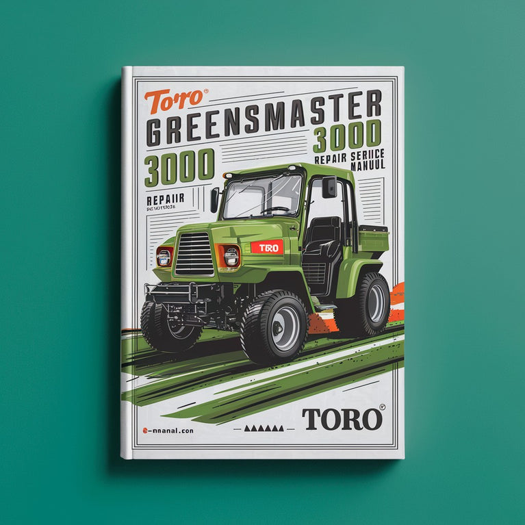 Toro Greensmaster 3000 3000D Repair PDF Service Manual Download