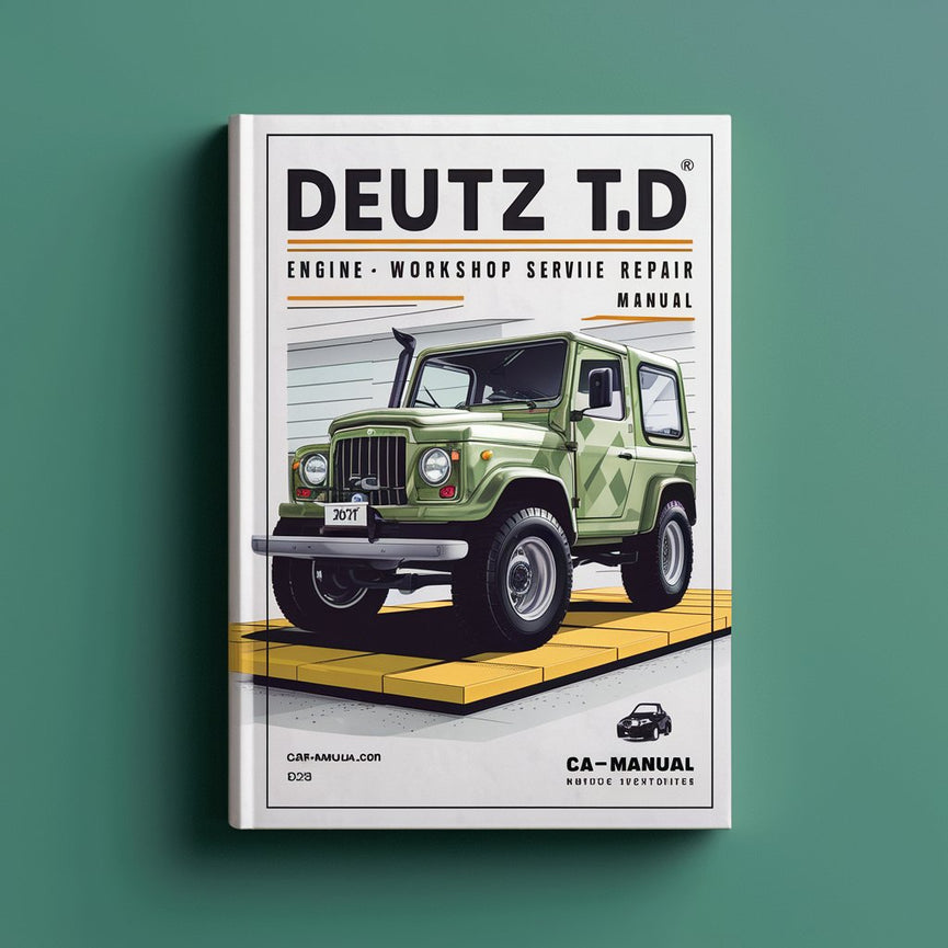 Deutz TD 2011 Engine Workshop Service Manual PDF Download