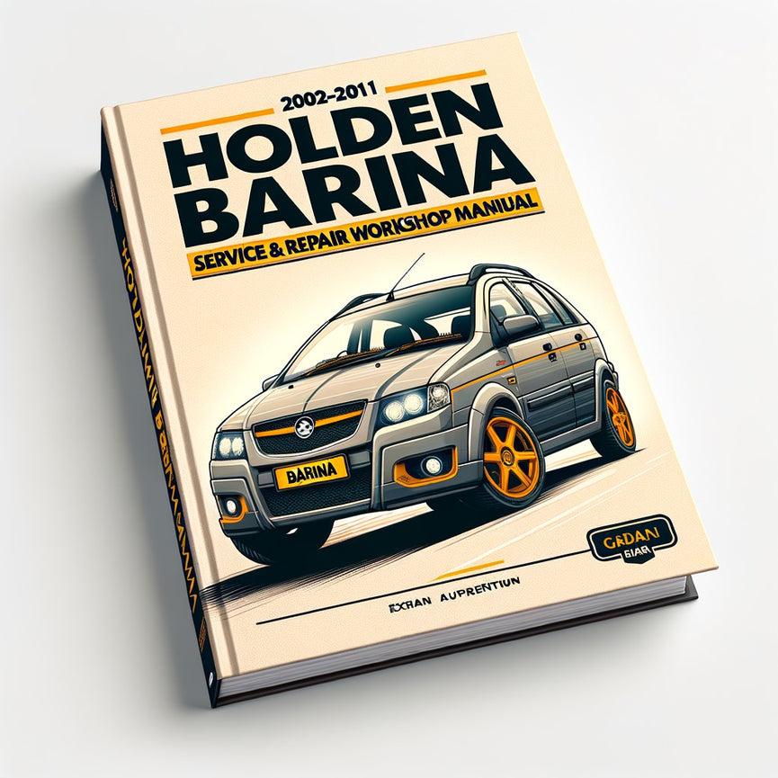 Holden Barina 2002-2011 Manual de taller de servicio y reparación