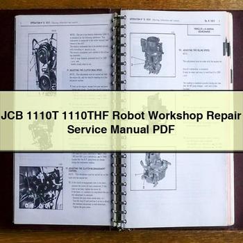 JCB 1110T 1110THF Robot Workshop Service Repair Manual PDF Download