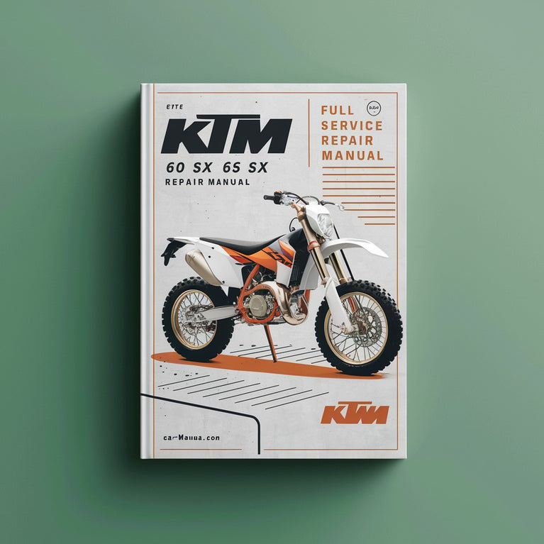 KTM 60 SX 65 SX 2002 Full Service Repair Manual PDF Download