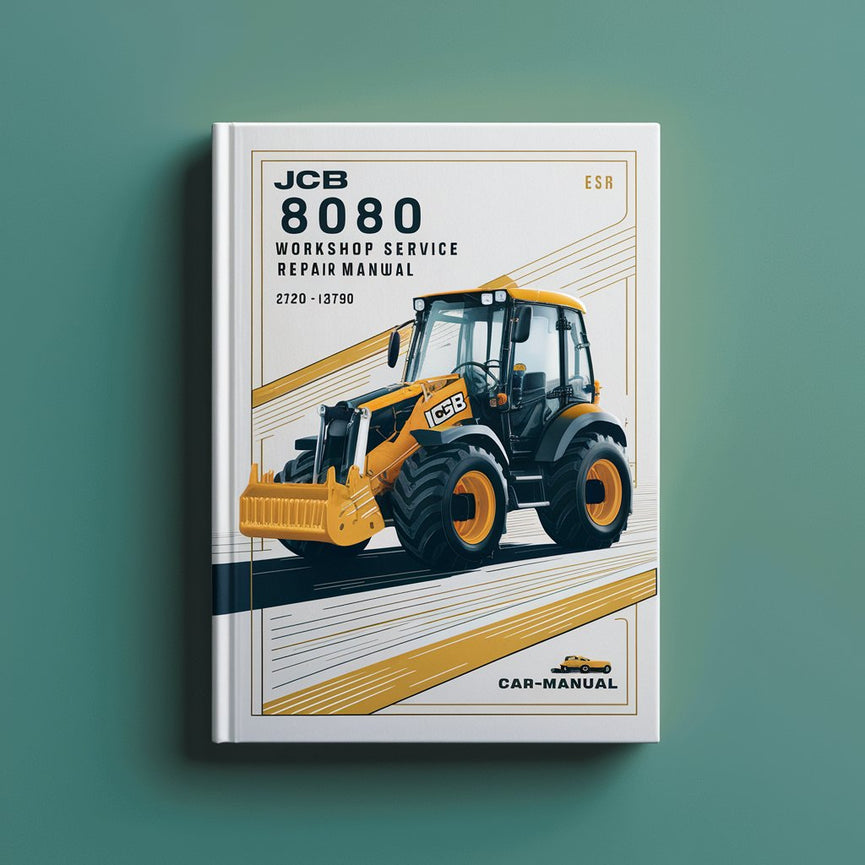 JCB 8080 Midi Excavator Workshop Repair Service Manual