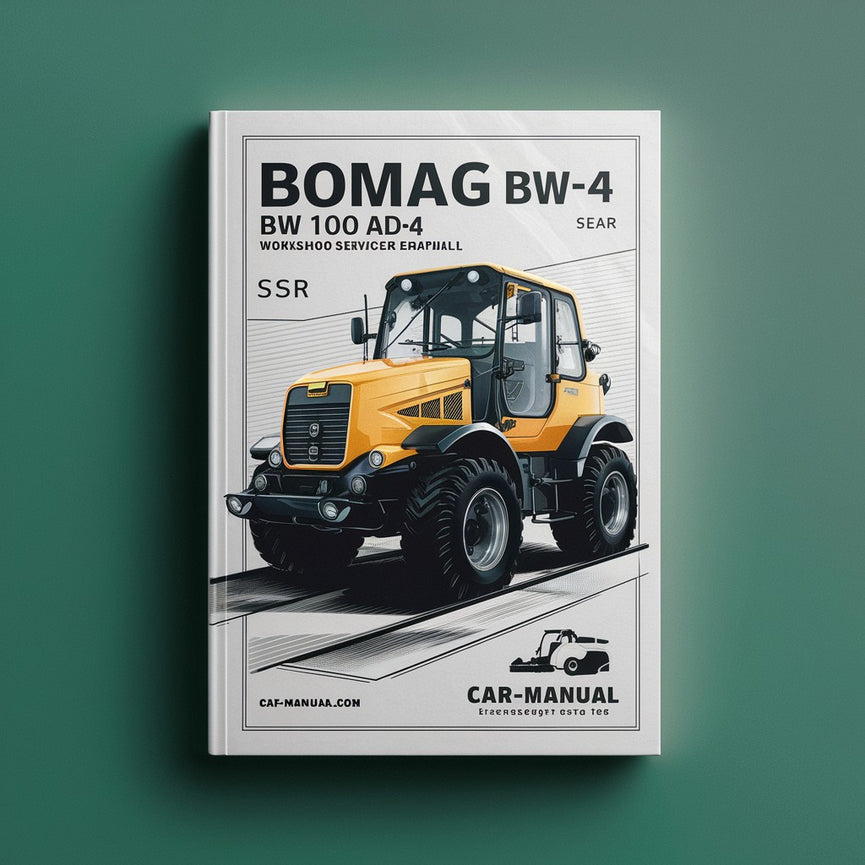 Bomag BW 100 AD-4 Workshop Service Repair Manual PDF Download