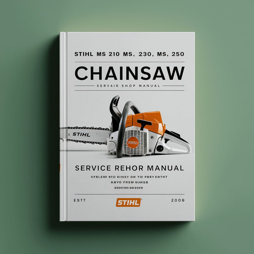 Stihl MS 210 MS 230 MS 250 Chainsaw Service Repair Shop Manual Download PDF