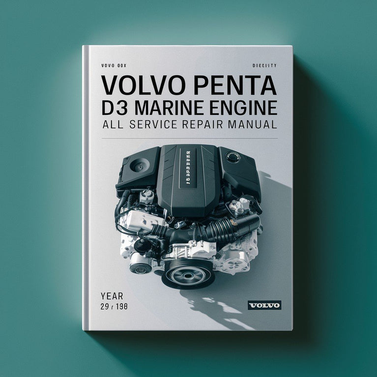 Volvo Penta D3 Marine Engine All Service Repair Manual