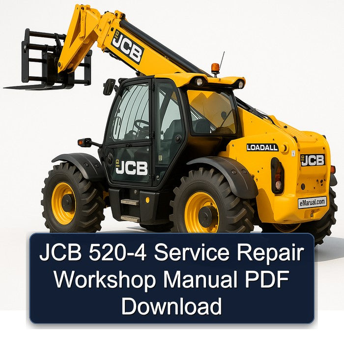 JCB 520-4 Service Repair Workshop Manual PDF