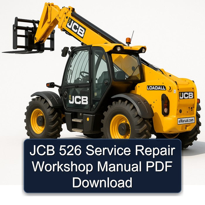JCB 526 Service Repair Workshop Manual PDF