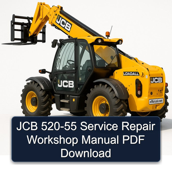 JCB 520-55 Service Repair Workshop Manual PDF