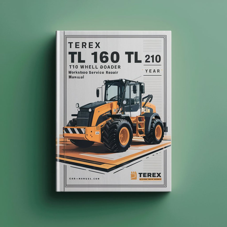 Terex TL 160 TL 210 Whell Loader Workshop Service Manual PDF Download