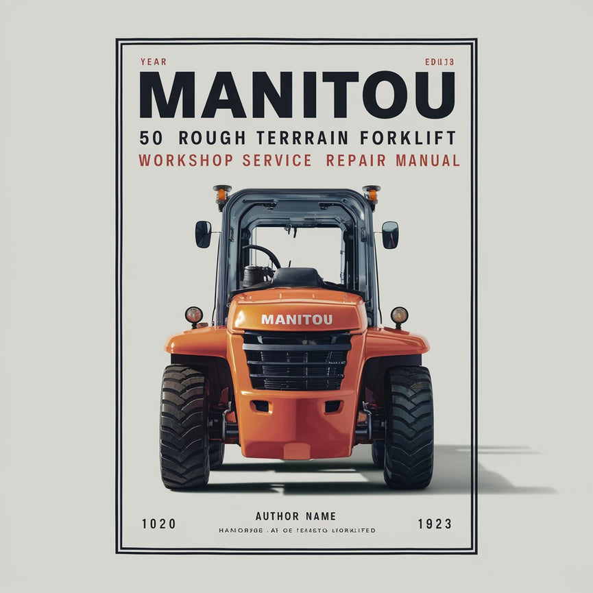 Manitou MC 50 Rough terrain forklift Workshop Service Repair Manual